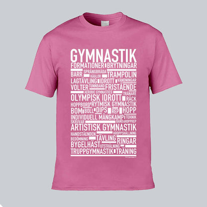 Gymnastik Text T-shirt