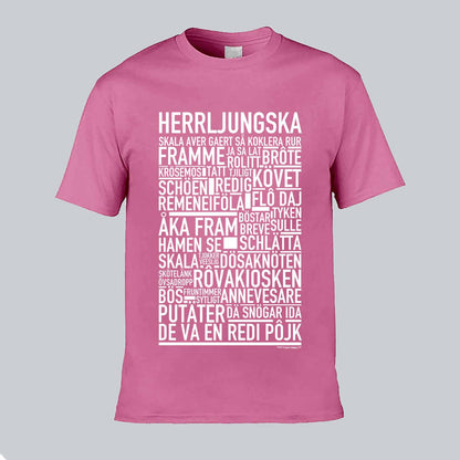 Herrljungska Dialekt Text T-shirt