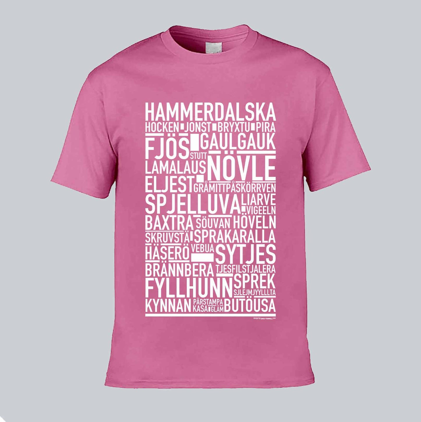 Hammerdalska Dialekt Text T-shirt