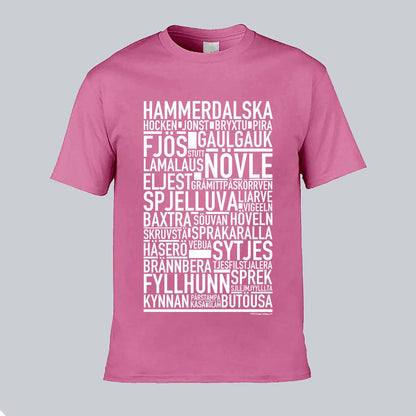 Hammerdalska Dialekt Text T-shirt