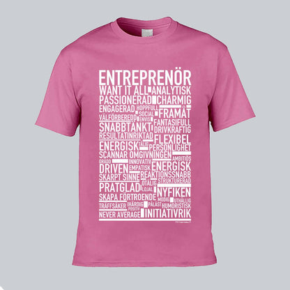 Entreprenör Text T-shirt