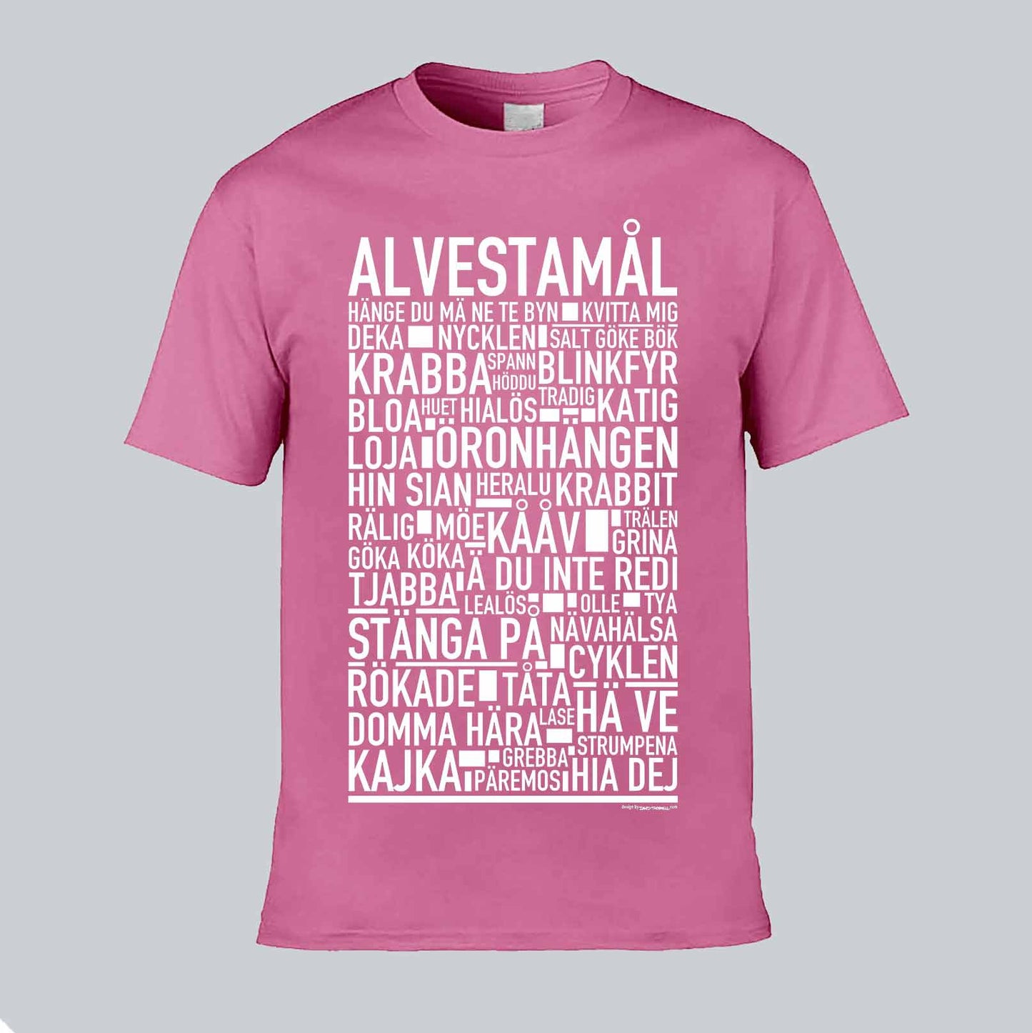 Alvestamål Dialekt Text T-shirt