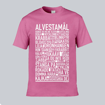 Alvestamål Dialekt Text T-shirt