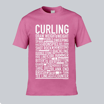 Curling Text T-shirt