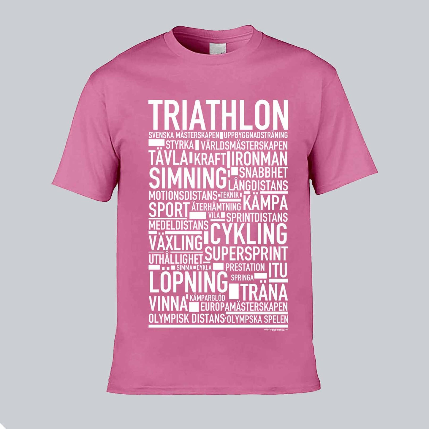 Triathlon Text T-shirt