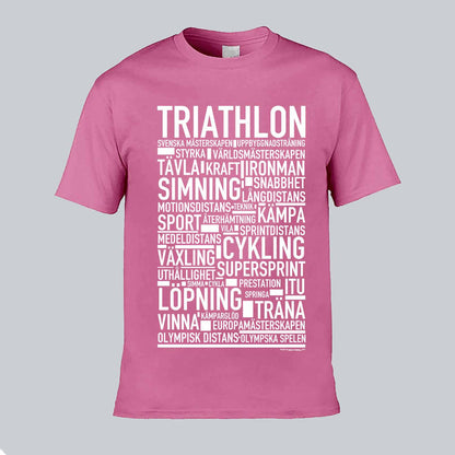 Triathlon Text T-shirt