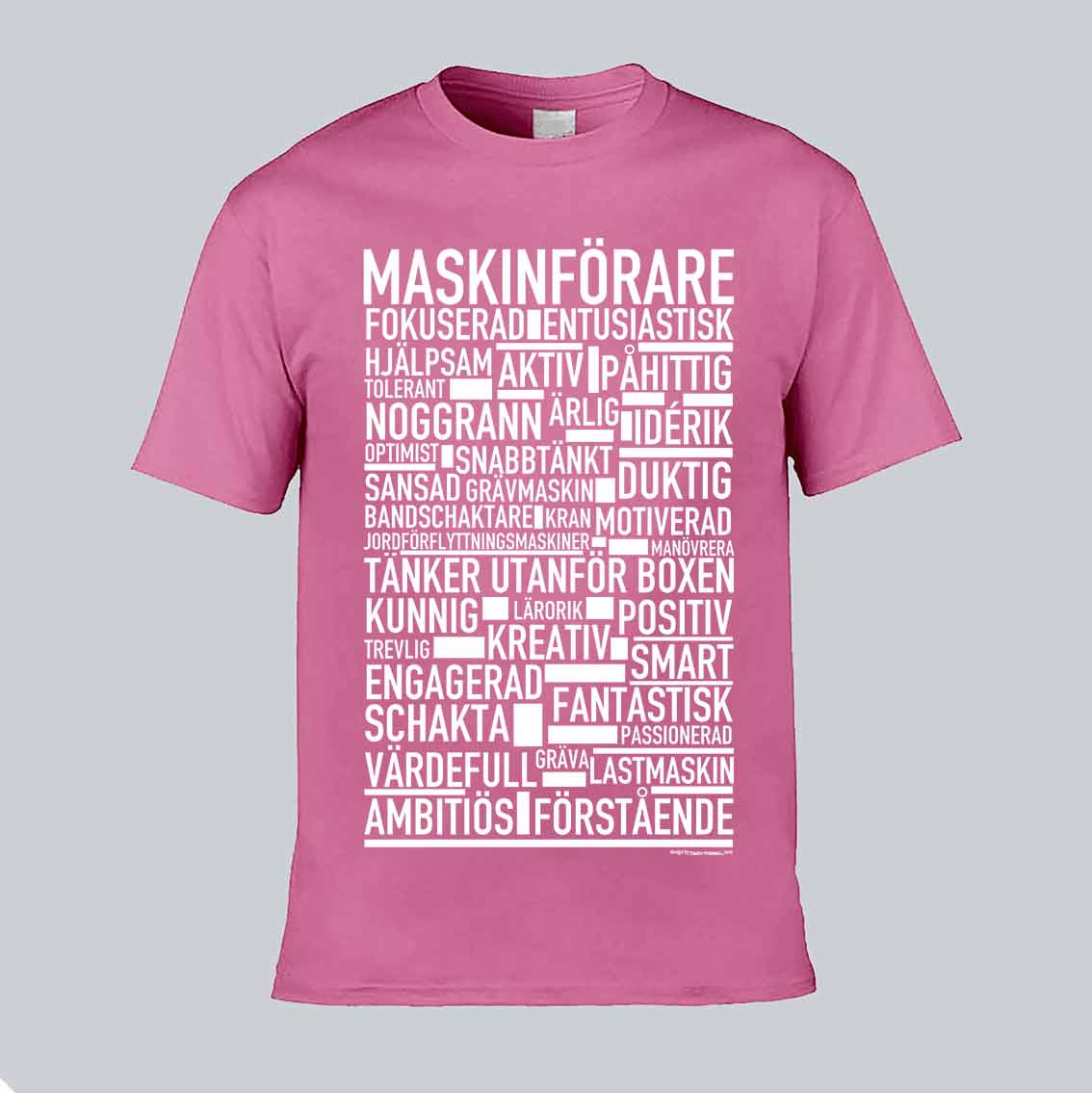 Maskinförare Text T-shirt