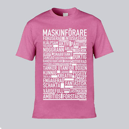 Maskinförare Text T-shirt