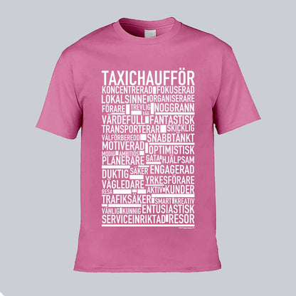 Taxichaufför Text T-shirt