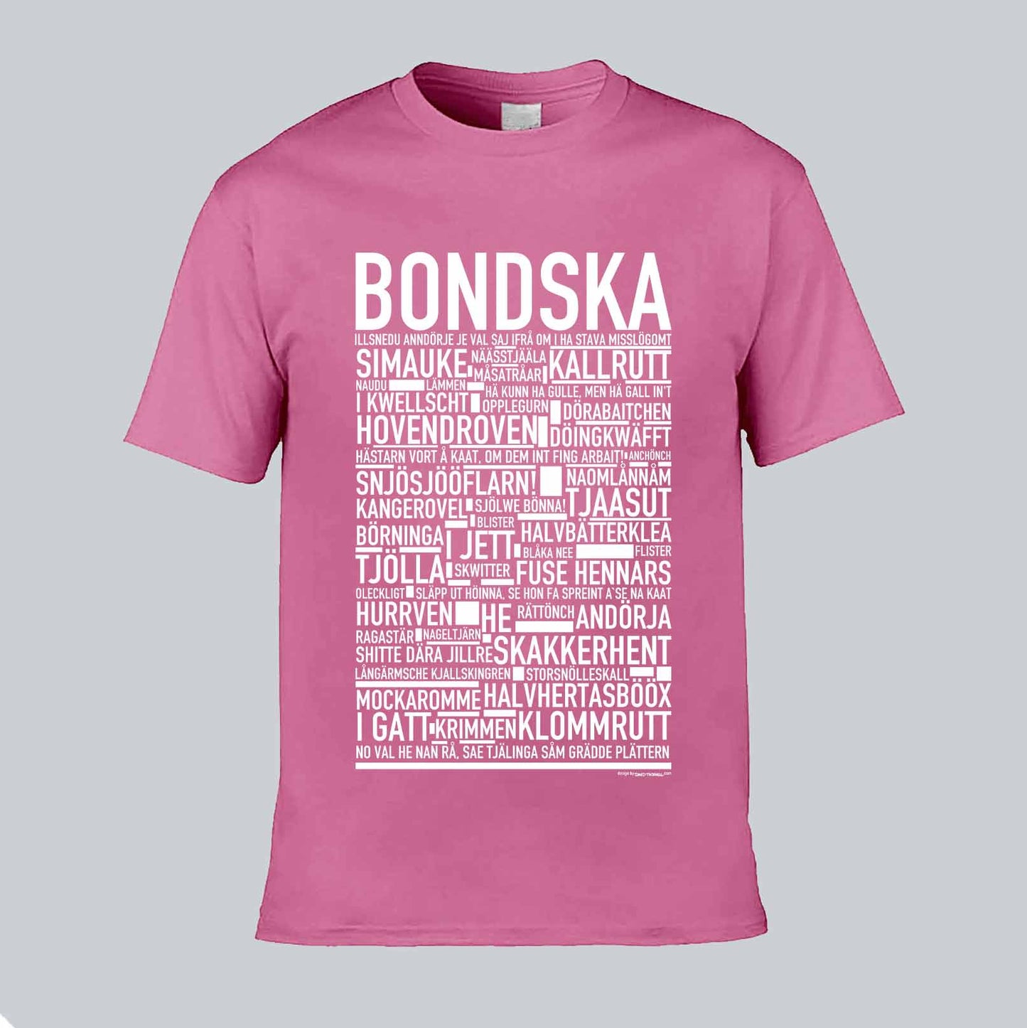 Bondska Dialekt Text T-shirt