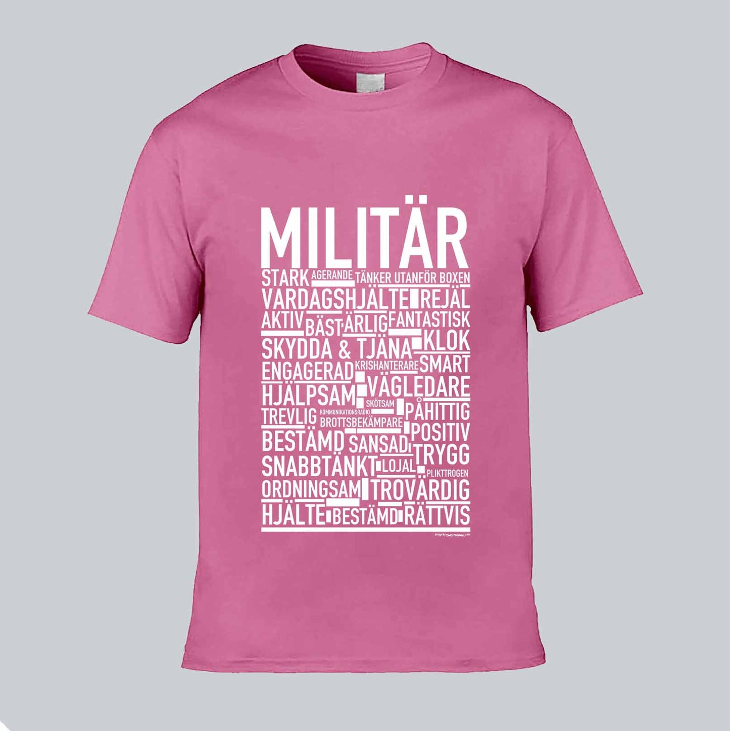 Militär Text T-shirt