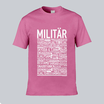 Militär Text T-shirt