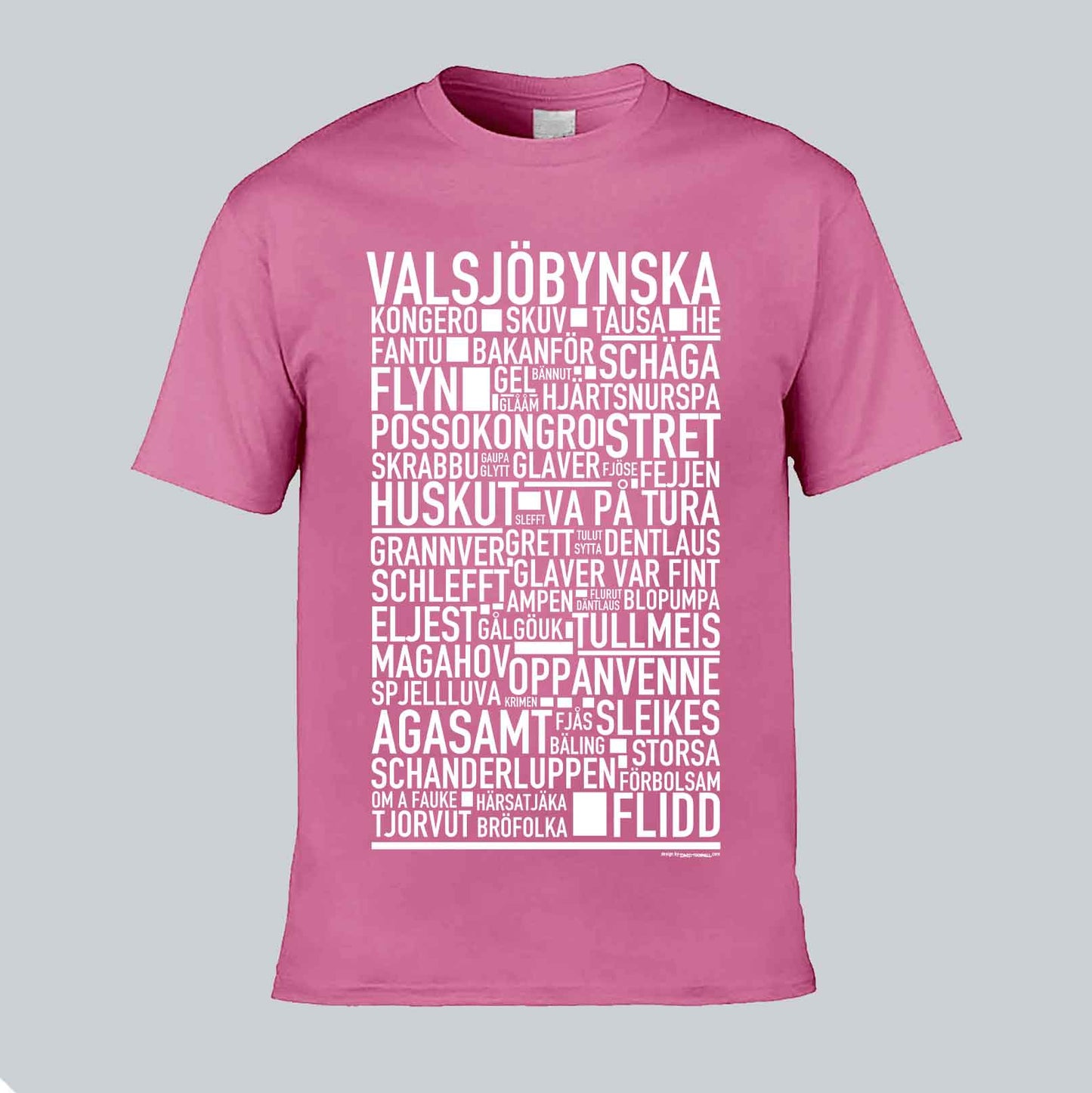 Valsjöbynska Dialekt Text T-shirt