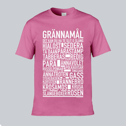 Grännamål Dialekt Text T-shirt