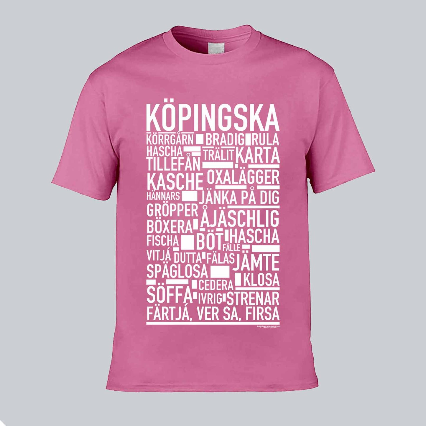 Köpingska Dialekt Text T-shirt