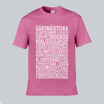 Gärsnäsitiska Dialekt Text T-shirt