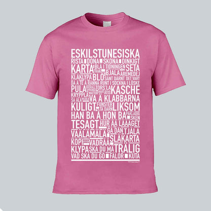 Eskilstunesiska Dialekt Text T-shirt