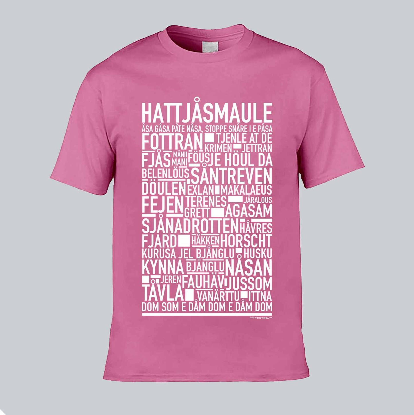 Hattjåsmaule Dialekt Text T-shirt