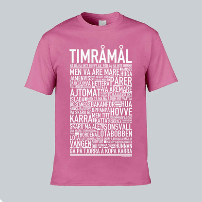 Timråmål Dialekt Text T-shirt