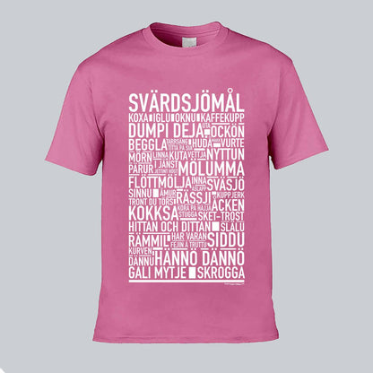 Svärdsjömål Dialekt Text T-shirt