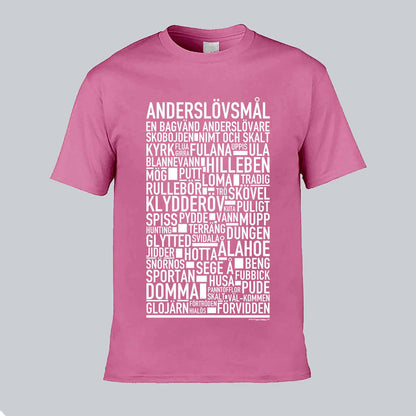 Anderslövsmål Dialekt Text T-shirt