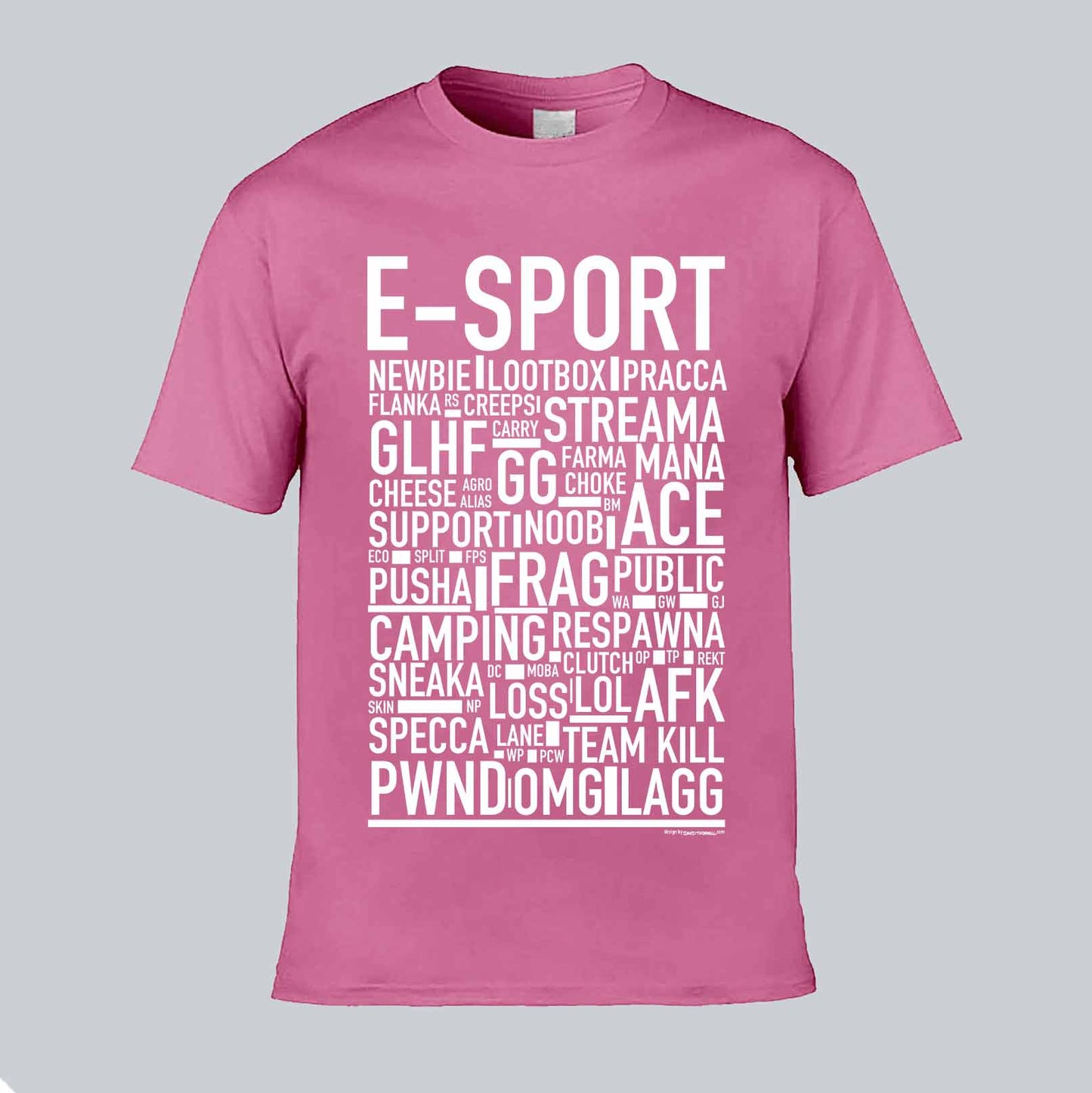 E-Sport Text T-shirt