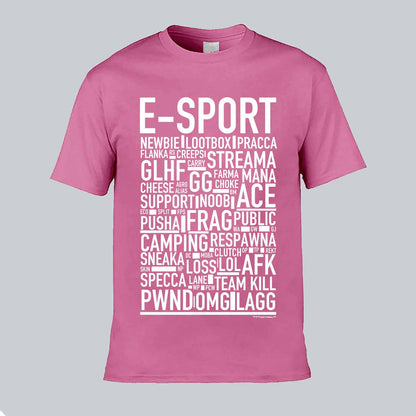 E-Sport Text T-shirt