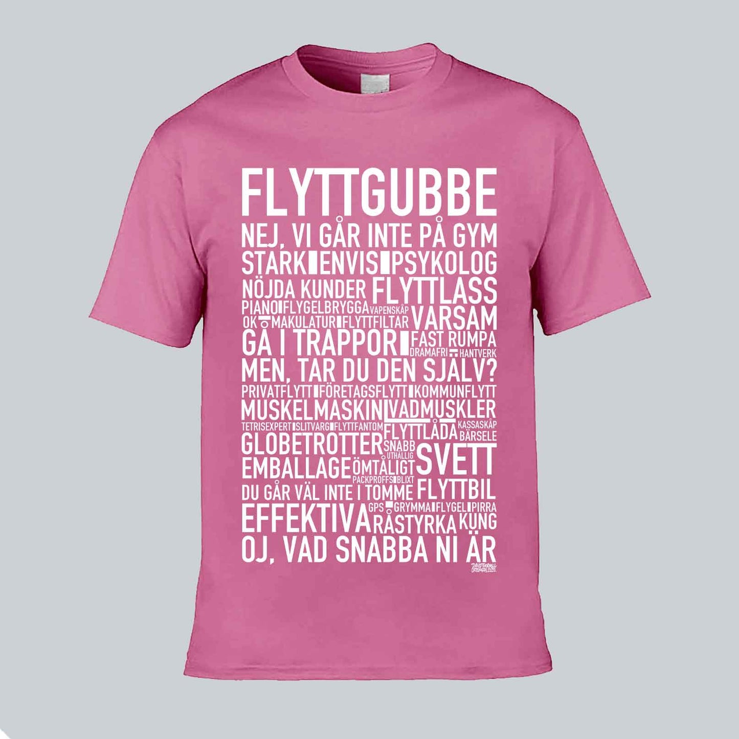 Flyttgubbe Text T-shirt