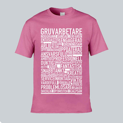 Gruvarbetare Text T-shirt