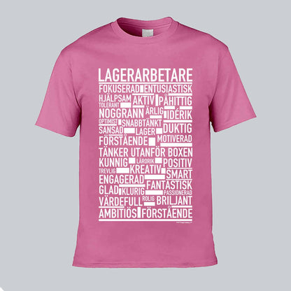 Lagerarbetare Text T-shirt