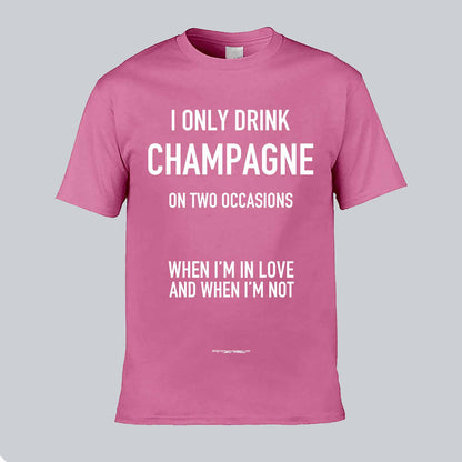 In Love Or Not Champagne Text T-shirt
