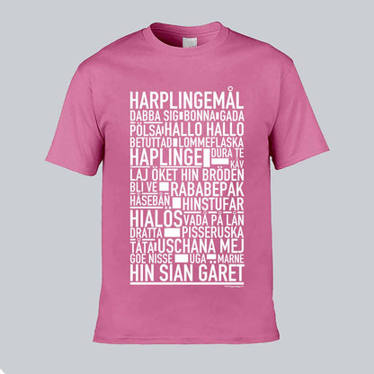 Harplingemål Dialekt Text T-shirt