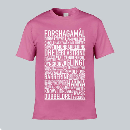 Forshagamål Dialekt Text T-shirt