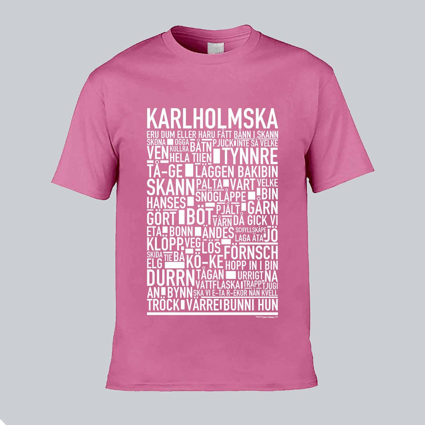 Karlholmska Dialekt Text T-shirt