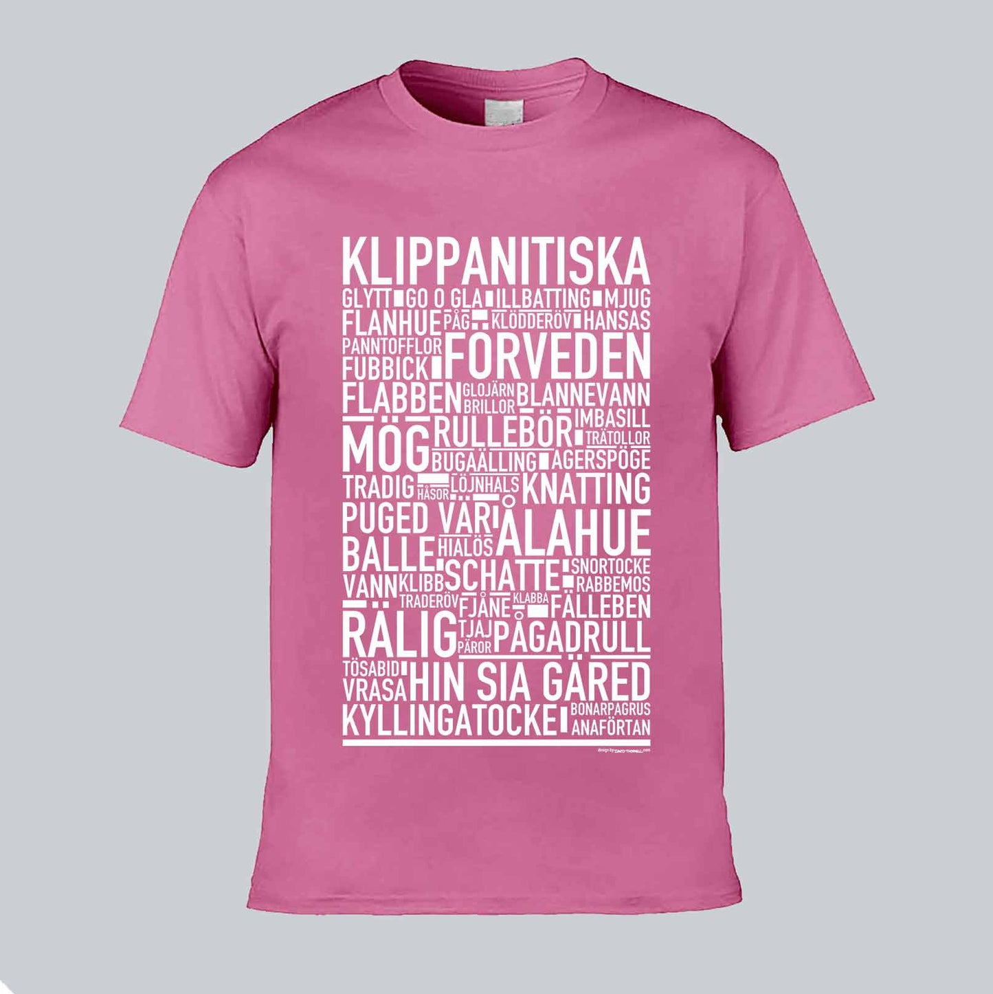 Klippanitiska Dialekt Text T-shirt