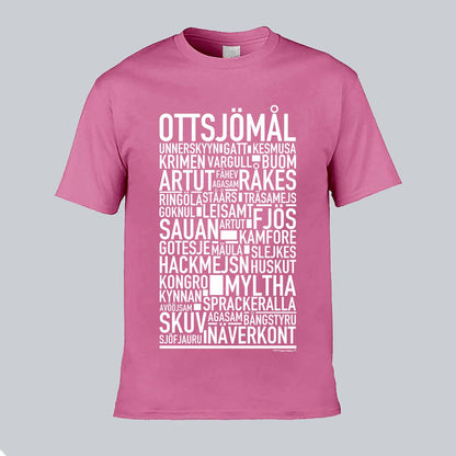Ottsjömål Dialekt Text T-shirt