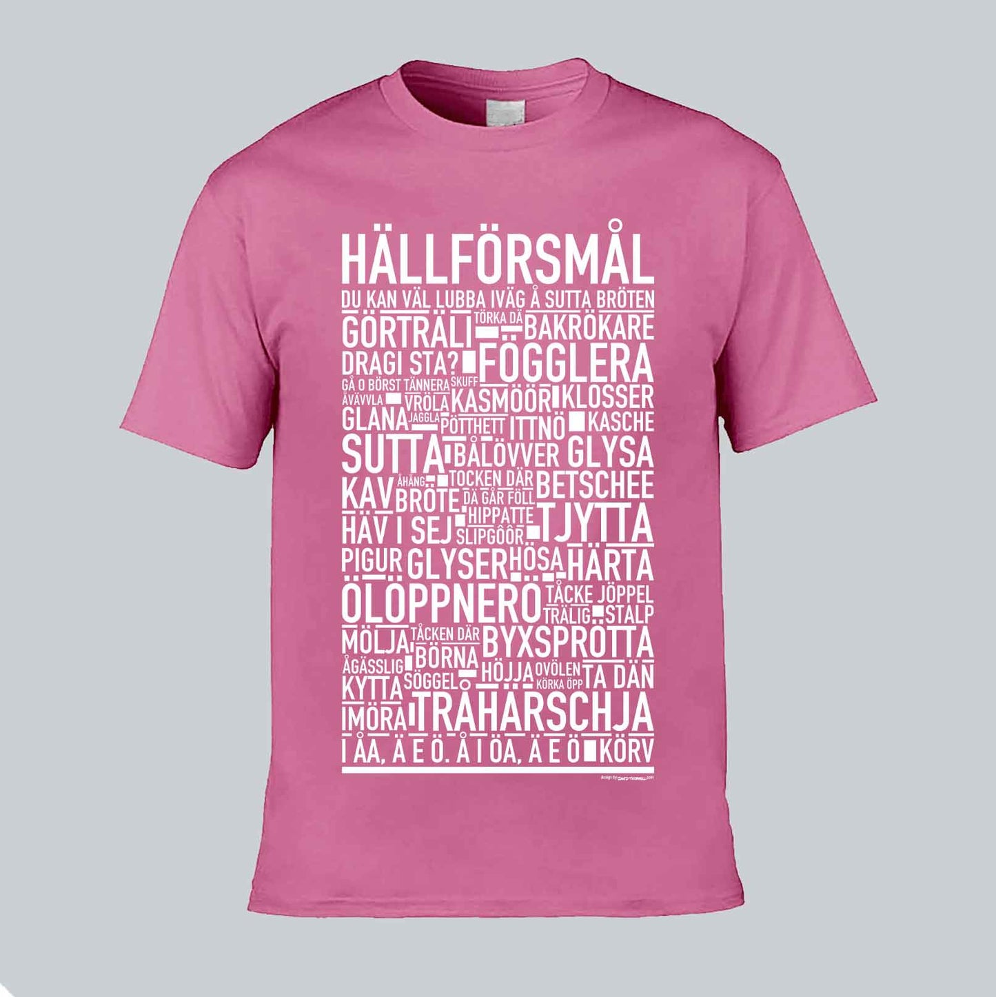 Hällförsmål Dialekt Text T-shirt