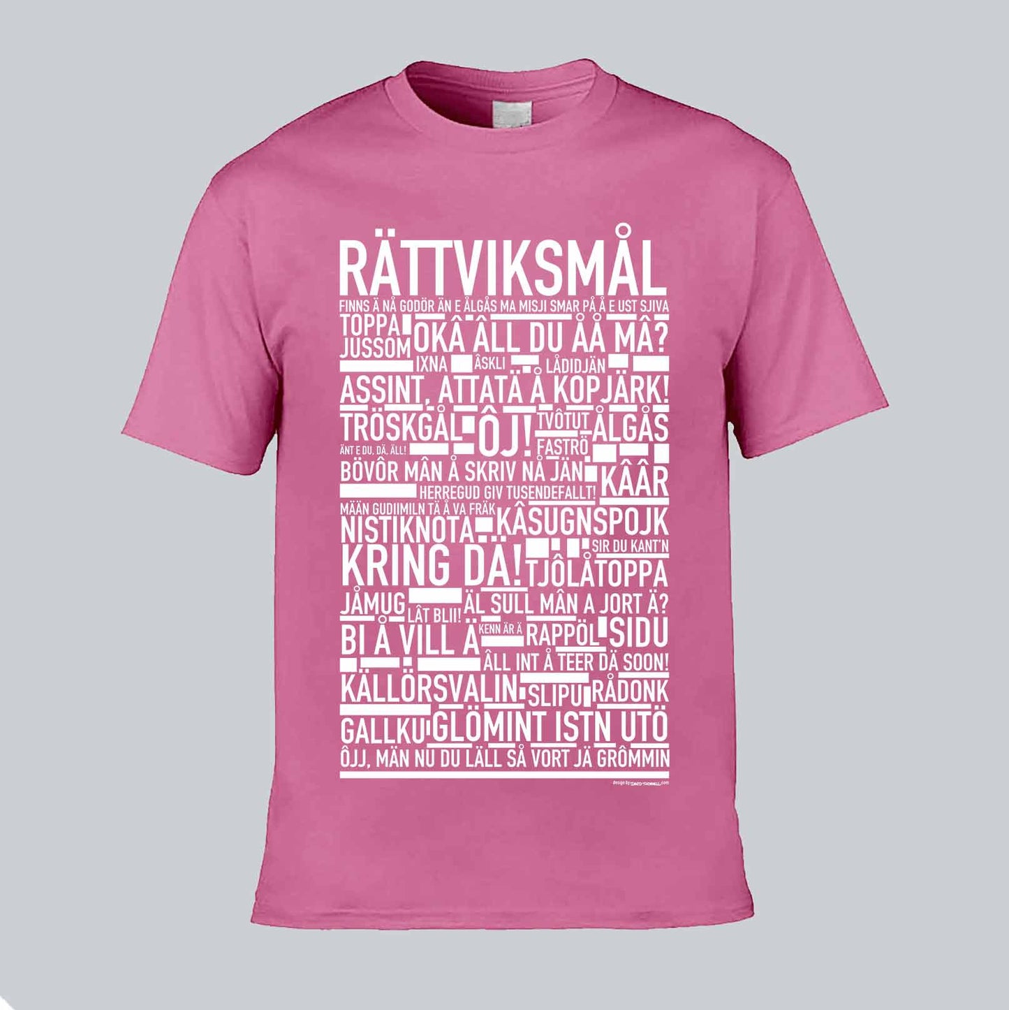 Rättviksmål Dialekt Text T-shirt