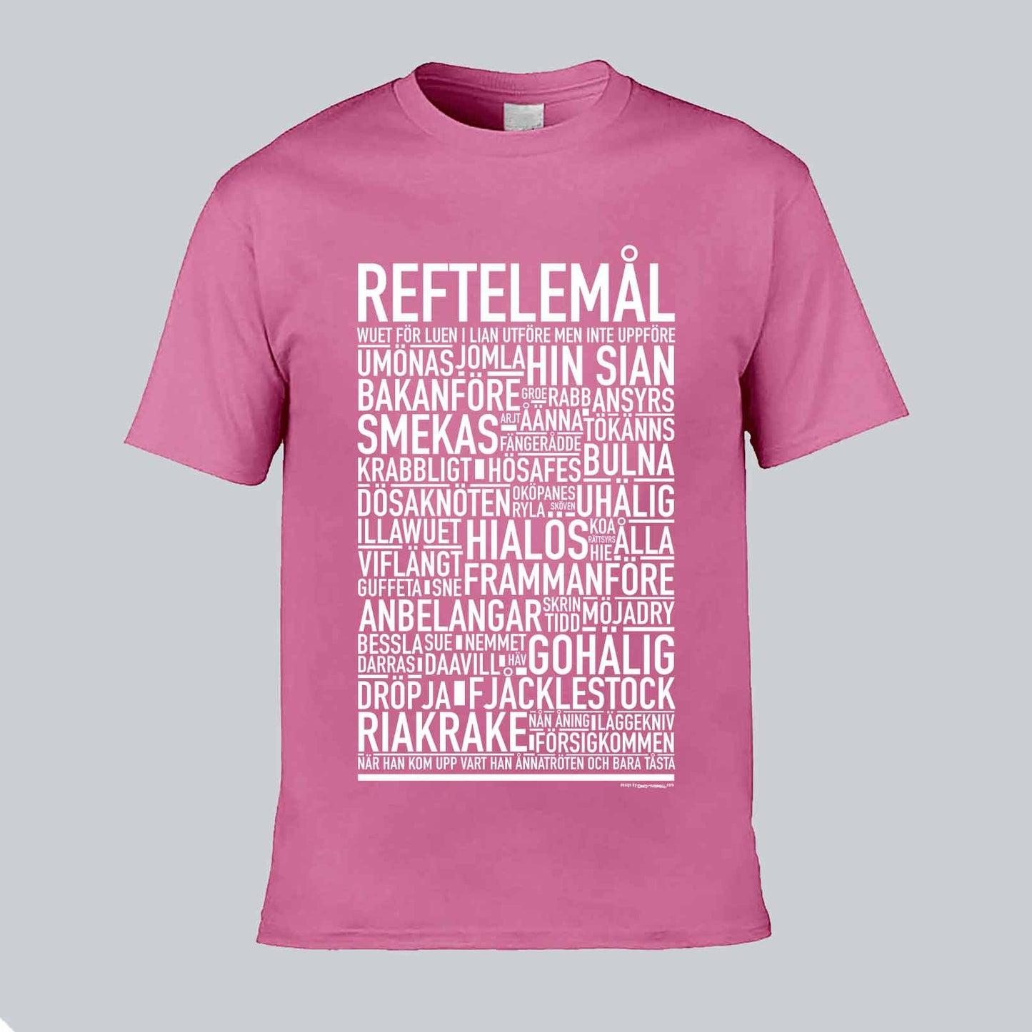 Reftlemål Dialekt Text T-shirt
