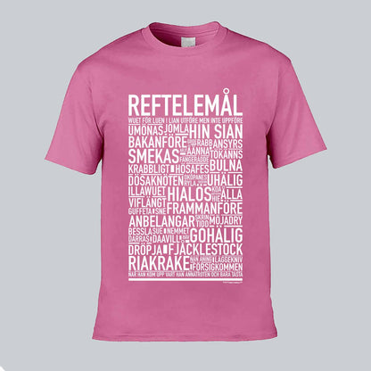 Reftlemål Dialekt Text T-shirt