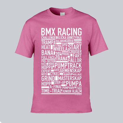 BMX Racing Text T-shirt