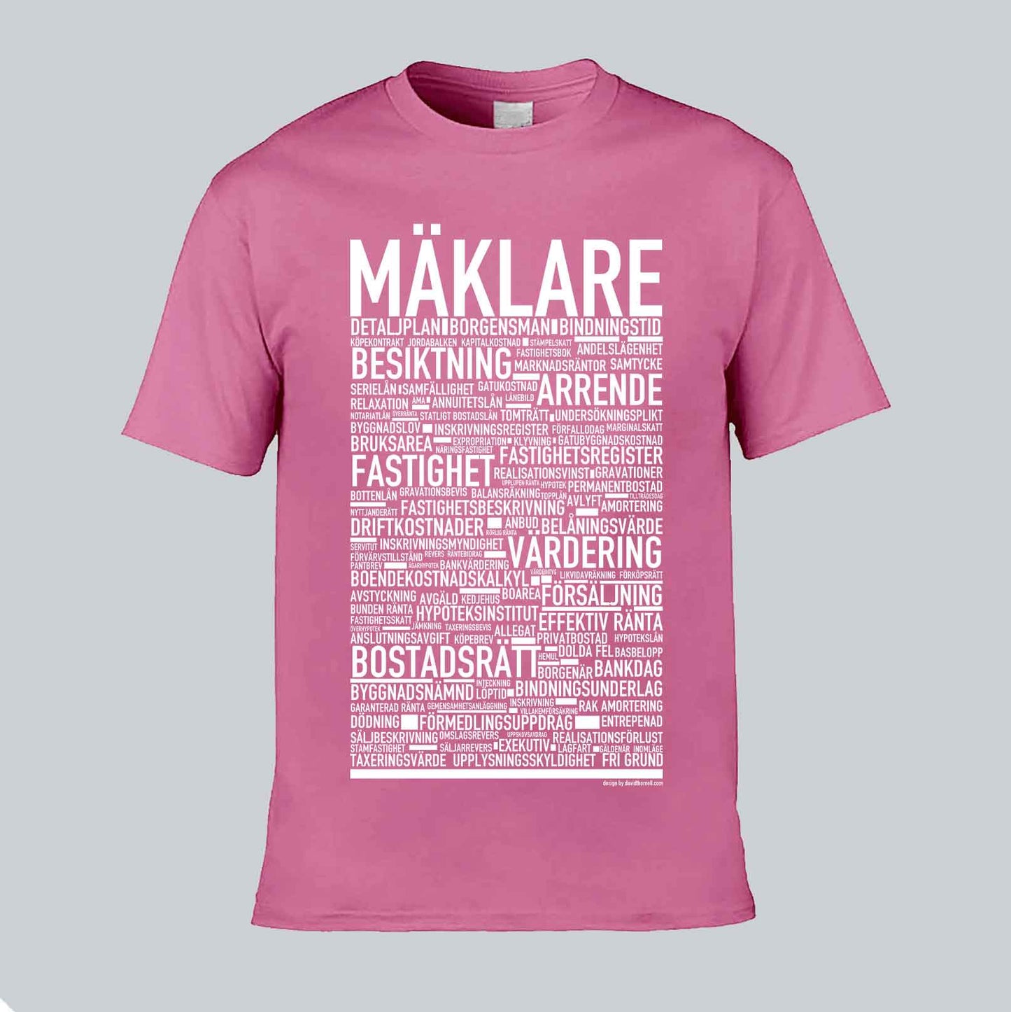 Mäklare Text T-shirt