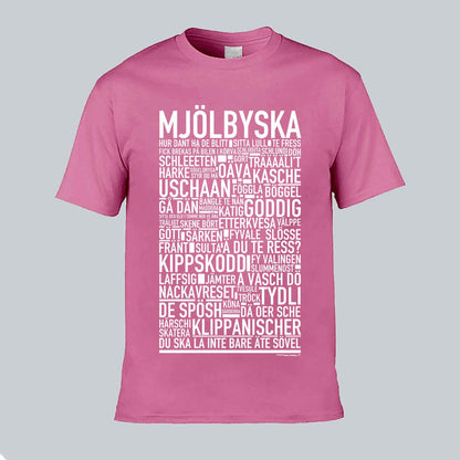 Mjölbyska Dialekt Text T-shirt