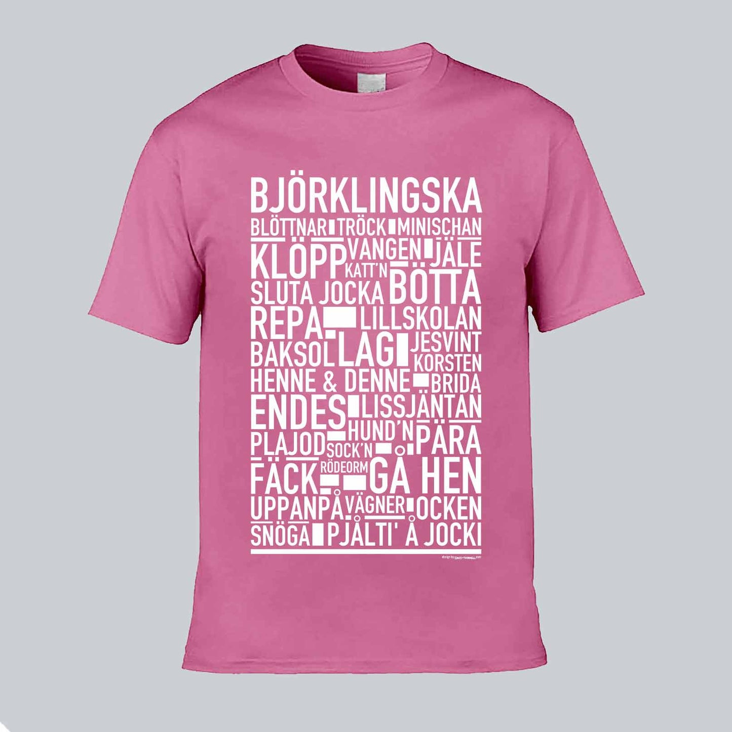 Björklingska Dialekt Text T-shirt