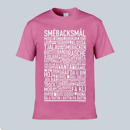 Smébacksmål Dialekt Text T-shirt