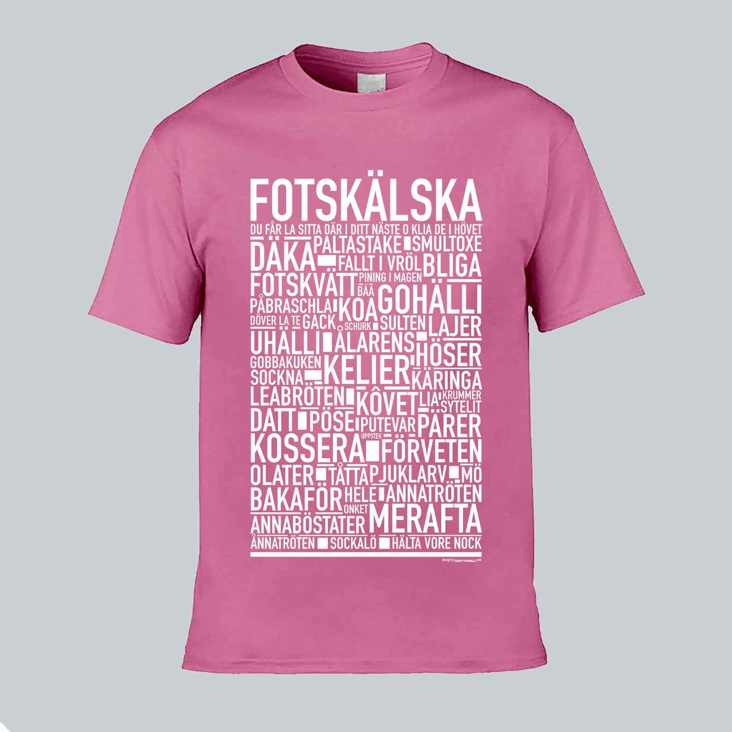 Fotskälska Dialekt Text T-shirt