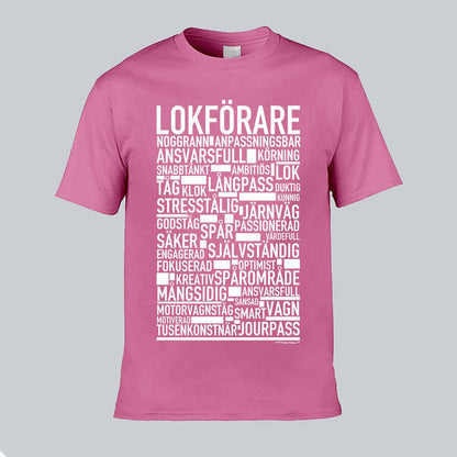 Lokförare Text T-shirt