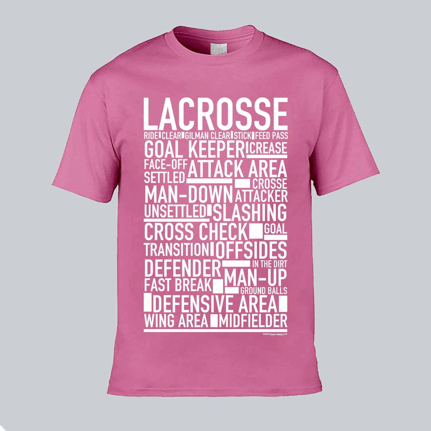 Lacrosse Text T-shirt