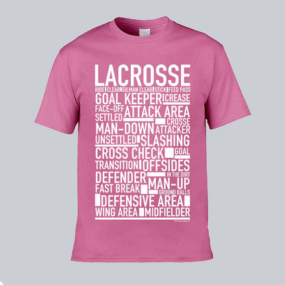 Lacrosse Text T-shirt