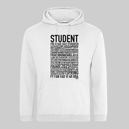 Student 2025 Text Hoodie